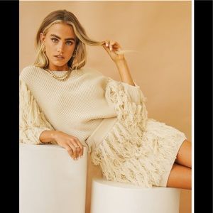 Verge Girl Tuscan Dreams Knit Top // Natural